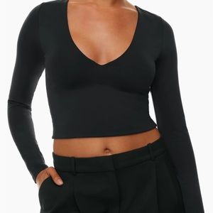 Babaton contour V-neck longsleeve